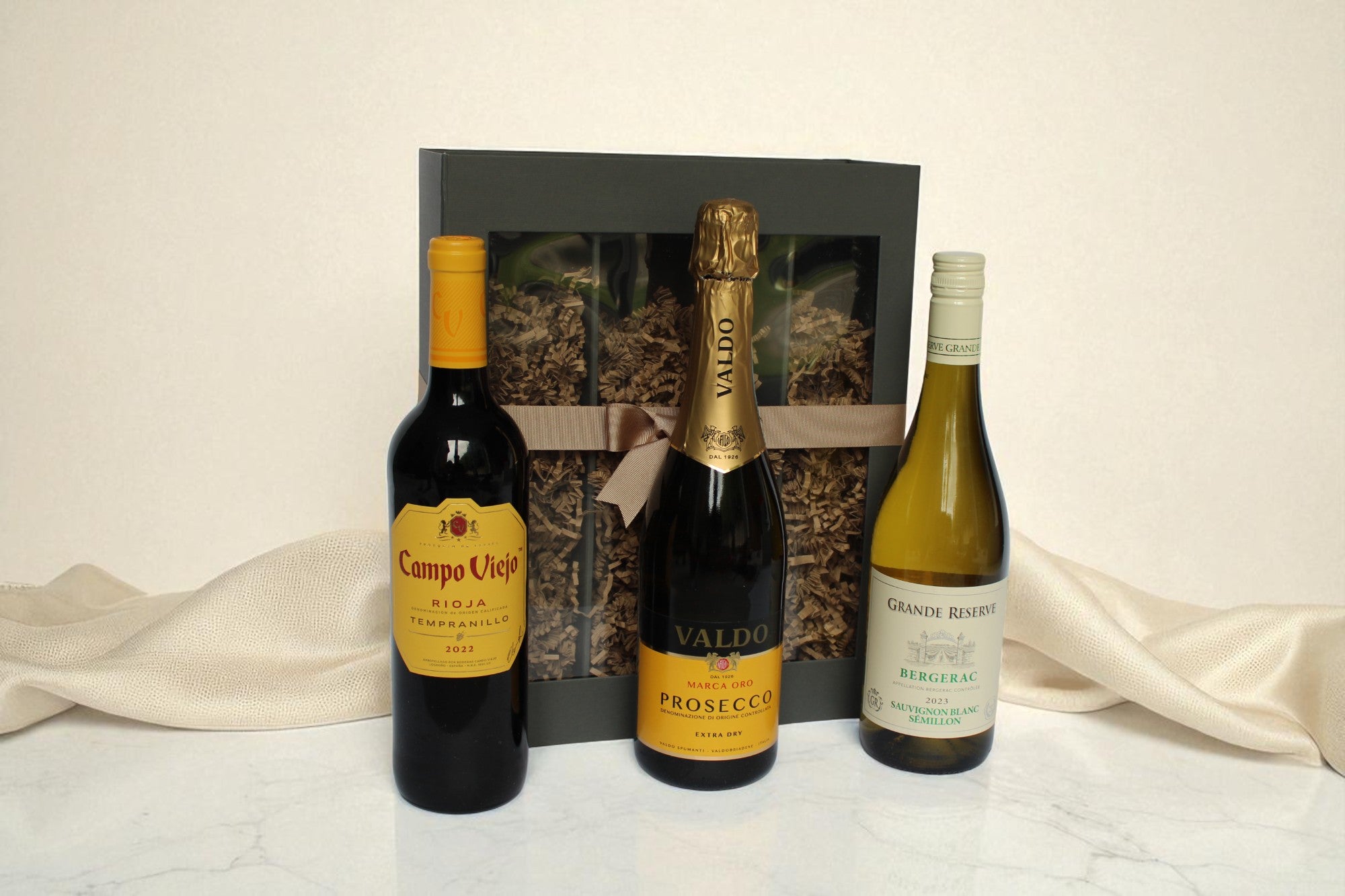 Premium Triple Wine Selection Hamper – Hertford Hampers
