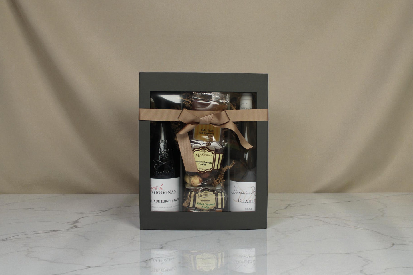 Fine Red & White Wine and Confectionery Corporate Easter Hamper