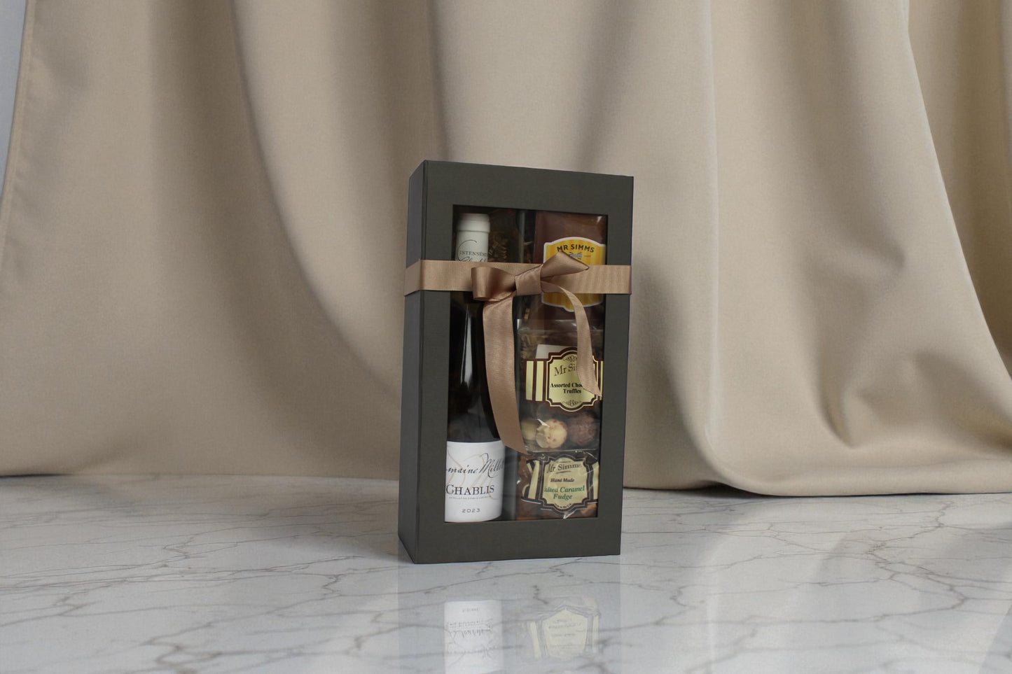 Fine White Wine and Confectionery Easter Hamper
