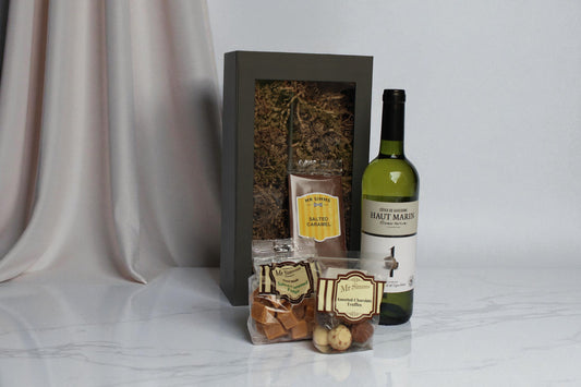 White Wine and Confectionery Corporate Thank You Hamper
