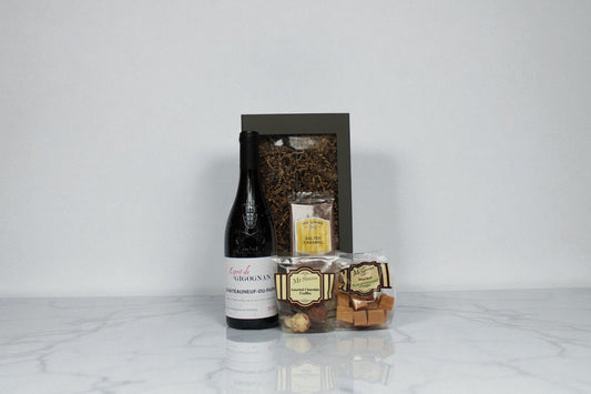 Fine Red Wine and Confectionery Corporate Christmas Hamper