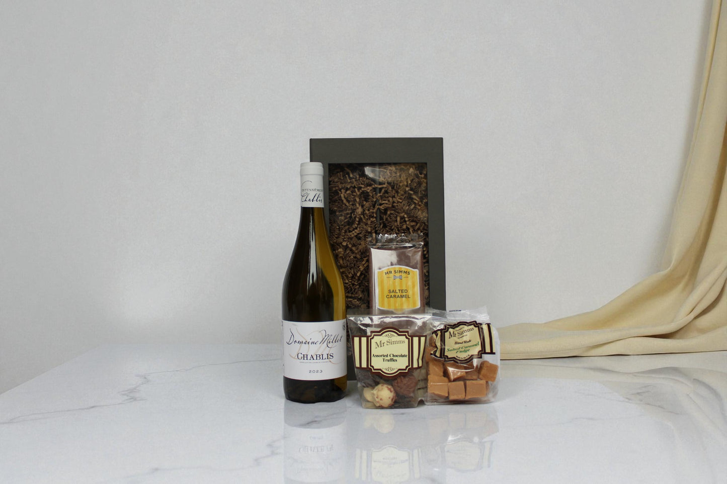 Fine White Wine and Confectionery Easter Hamper